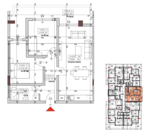 Shitet banesa 88.9 m² – Malisheva Park Residence