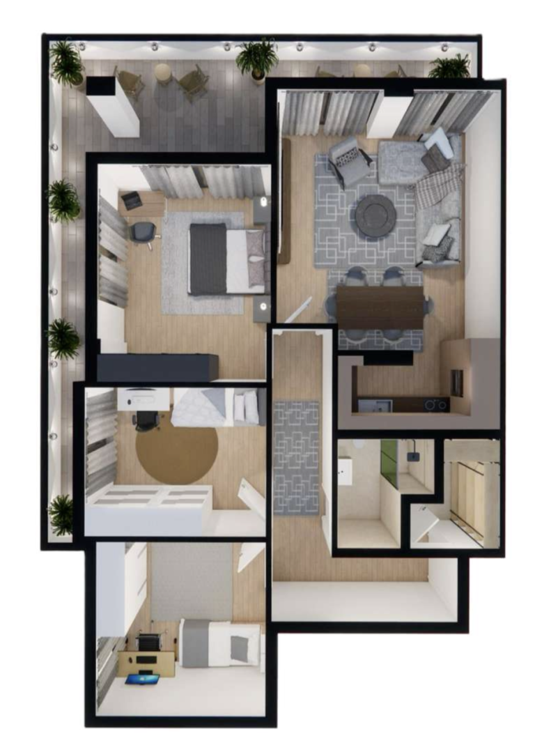 Shitet banesa 137.9 m² - Malisheva Park Residence