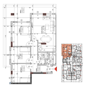 Shitet banesa 137.9 m² – Malisheva Park Residence