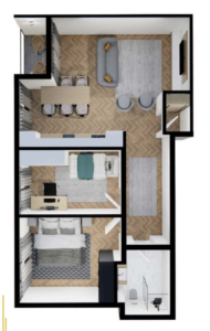 Shitet banesa 70.73 m² në Lipjan  – Ulpiana Park Center & Residence