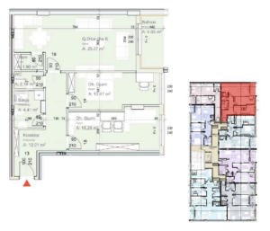 Shitet banesa 92.03 m² në Lipjan  – Ulpiana Park Center & Residence
