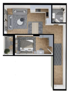 Shitet banesa 61.25 m² në Lipjan  – Ulpiana Park Center & Residence