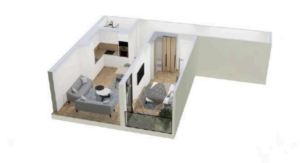 Shitet banesa 61.25 m² në Lipjan  – Ulpiana Park Center & Residence