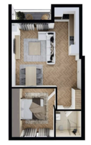 Shitet banesa 57.75 m² në Lipjan  – Ulpiana Park Center & Residence