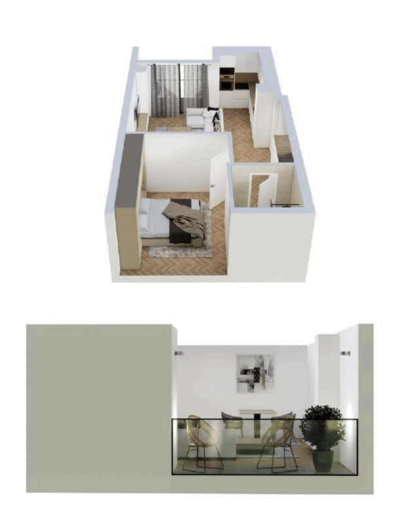 Shitet banesa 57.75 m² në Lipjan  – Ulpiana Park Center & Residence