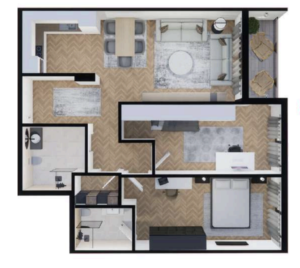 Shitet banesa 94.07 m² në Lipjan  – Ulpiana Park Center & Residence